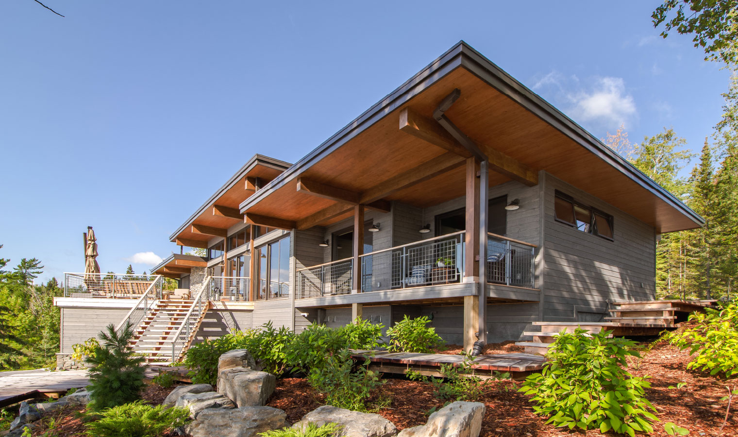 Modern Timber Framed House