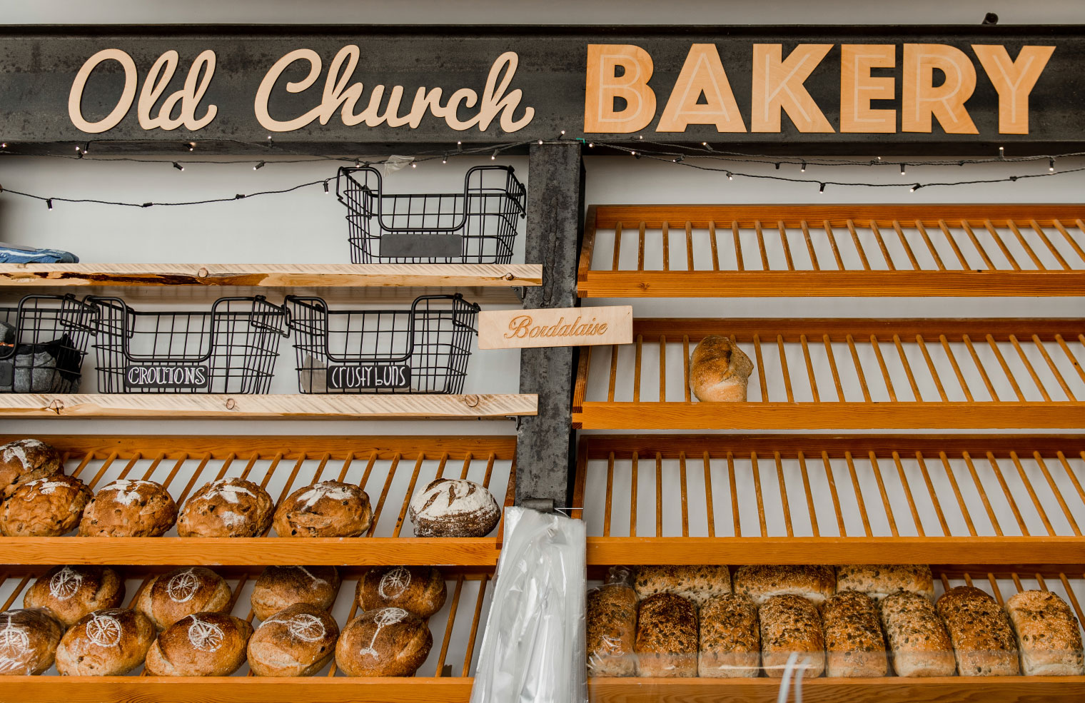 Inside the Old Church Bakery