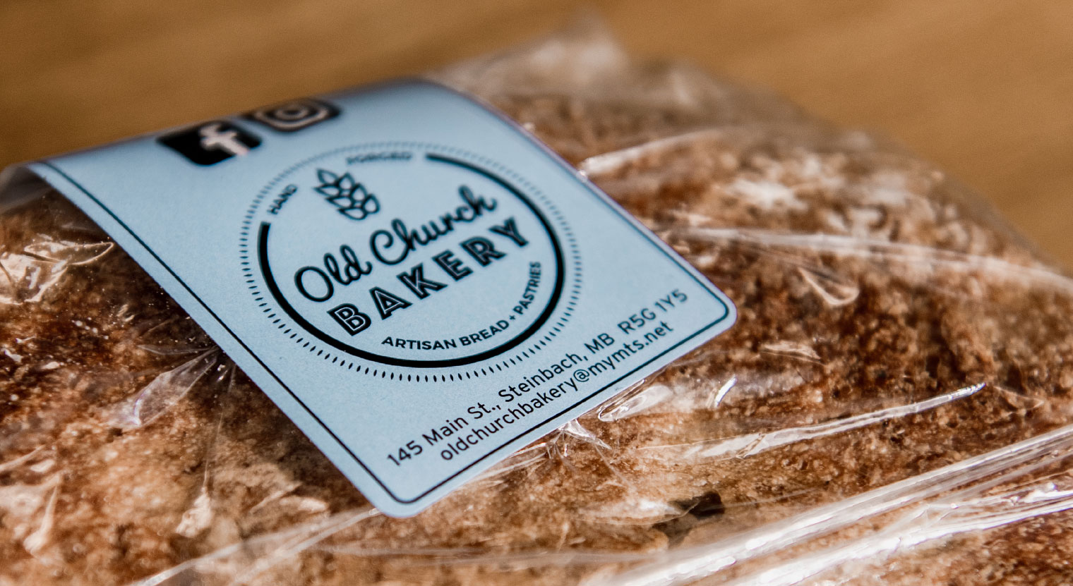 Old Church Bakery Label Design