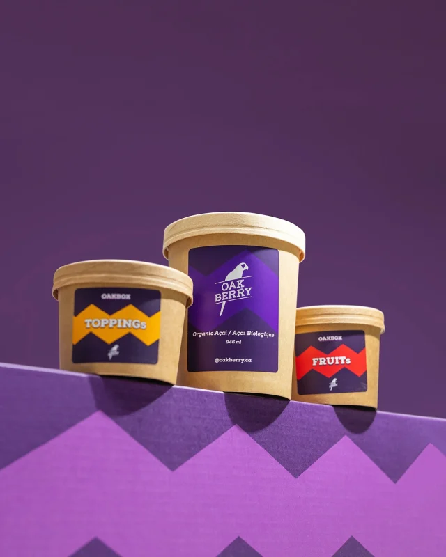 Some fun oakberry.ca projects that rolled through our shop:

☑️ Catering package prototyping
☑️ Point of sale signs
☑️ Wayfinding signs

We sure enjoyed the challenge of working on Oakberry’s build-your-own, organic açai bowl catering packaging. 

This project kicked off by receiving ALL the items that needed to fit in the kit (Acai, Granola, Honey, Peanut Butter or Almond Butter, extra spoons, cups, etc), and given the task of arranging it into an organized box with custom slots to prevent them shifting around during delivery.

This resulted in a functional, well branded finished package they call ‘Oakbox’.

Unfortunately all the prototypes were empty, so we had to visit Oakberry for ourselves and give it a taste! If you haven’t tried Oakberry yet, we highly recommend it! Available across western Canada 😊

We love to innovate, creating new and efficient ways of delivering a functional and enjoyable product experience for our clients.

#packaging #prototyping #brandbuilding #onpoint #letsbuildyourbrand